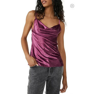 Free people All Night Velvet Camisole